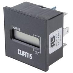 Curtis 0 - 99999.9 LCD显示 小时计数器 701SR601O-1248D 7MM, 电压输入