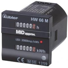 Kubler HW 66M 系列 0 - 999999 小时计数器 3.56M.201.075, 电压输入