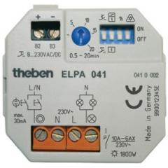 Theben / Timeguard IP20 1通道 计时器灯开关 ELPA 041, 0.5 - 20min设定时间, 230 V 交流电源