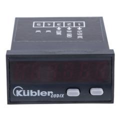 Kubler 6位 LED 计数器 6.522.012.300, 0.0001 - 999999显示范围, 电压输入, 60kHz最大计数频率