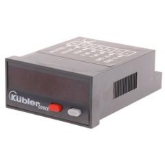 Kubler 6位 LED 计数器 6.524.011.300, 0.001 - 999999显示范围, 电压输入, 60kHz最大计数频率