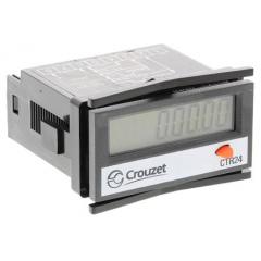 Crouzet 8位 LCD 数字计数器 87622162, 0 - 99999.99 h, 0 - 9999999.9 s显示范围, 晶体管输入