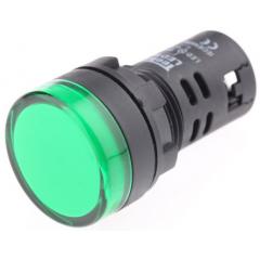 TECHNA 绿色 LED 指示器 LEDtecGreen012Vac/dc, 22mm切面直径, IP65