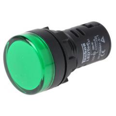 TECHNA 绿色 LED 指示灯 LEDtecGreen230Vac, 22mm切面直径, IP65