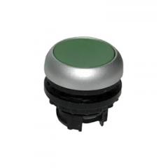 Eaton M22 系列 22.5mm 塑料 绿色按钮 圆形 IP67, IP69K 瞬时 按钮头 M22-D-G
