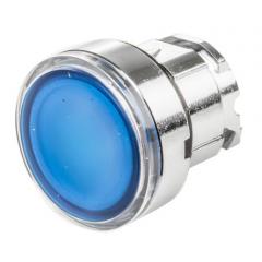 Blue illuminated head for integral LED