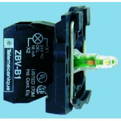 Schneider Electric XB5 系列 照明块 ZB5AVB6, 24 V 交流/直流, 蓝色 LED, 螺钉接端
