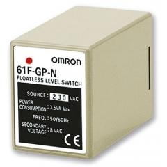 Omron 1输入 DIN导轨安装 导电液位控制器 61FGPN2230AC, 8V ac探头, 230 V 交流 电源, 49.4 x 38 x 70mm