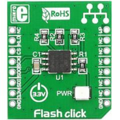 MikroElektronika Flash Click 串行闪存 附加板 MIKROE-1199, 使用于 mikroBUS
