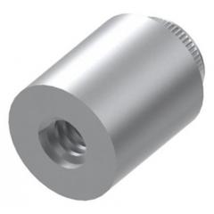 Samtec SO-0515-01-01-01 5.15mm高 铝 螺纹六角间隔柱, 6.35 (Dia.)mm对边间距, 1.52mm螺栓, #4-40螺纹