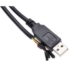 FTDI Chip TTL-232R-Rpi USB 至 UART接口 电缆, 使用于 Raspberry Pi