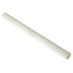 白色 可机械加工陶瓷 棒, 300mm长 x 25mm直径
