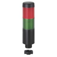 Werma Kompakt 37 699 系列 LED 信标塔 (带蜂鸣器) 69922075, 2 照明元件, 红色/绿色灯罩