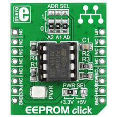 MikroElektronika EEPROM Click EEPROM 附加板 MIKROE-1200, 使用于 mikroBUS