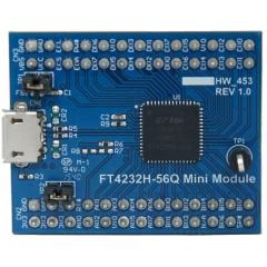 FTDI Chip FT4232H-56Q MINI MDL Mini-Module USB 至串行/先进先出（四路）接口 评估测试板