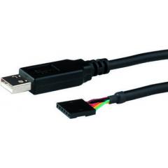 FTDI Chip TTL-232R-3V3-2mm 3.3 V TTL 2mm pitch USB 至 UART接口 电缆