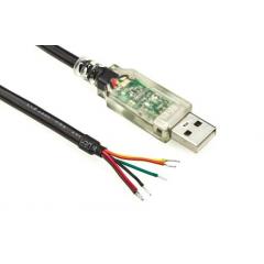 FTDI Chip TTL-232RG-VSW5V-WE 5 V TTL Wire End USB 至 UART接口 电缆