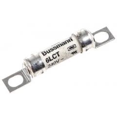 Cooper Bussmann 6A电流 LCT尺寸 FF类熔速 带螺栓连接片熔断器 6LCT, BS 88, IEC 269-4标准, 8.4mm直径, 47mm总长, 240V ac