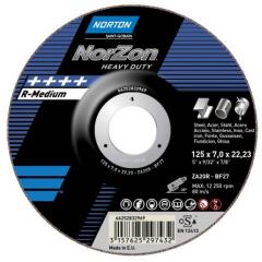 Norton Grinding Disc 系列 Norzon 氧化铝 打磨盘 66252831422, 最高速12200rpm, 125mm直径