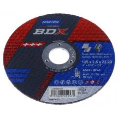 Norton Cutting Disc 系列 BDX 氧化铝 打磨盘 66252831461, 最高速12200rpm, 125mm直径