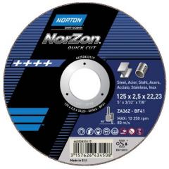 Norton Cutting Disc 系列 Norzon 氧化铝 打磨盘 66252831478, 最高速6600rpm, 230mm直径