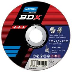 Norton Cutting Disc 系列 BDX 氧化铝 打磨盘 66252831522, 最高速8600rpm, 180mm直径