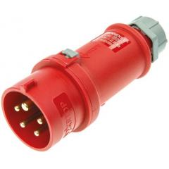 Mennekes 红色 5P 工业电源 电缆安装 插头 33, 16A额定电流, 400 V, IP44