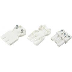 Wieland GST18i3 系列 白色 3 极 连接器 92.931.3053.0 插座, 电缆安装, 带应力消除, 额定电流 20A