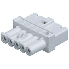 Wieland Gesis 系列 白色 4 极 管接头 91.040.5953.0 插头/插座, PCB 安装, 额定电流 16A, 400 V
