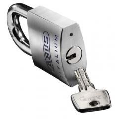 Abus 70872 钥匙键 Titalium 安全挂锁, 9.5mm 锁钩