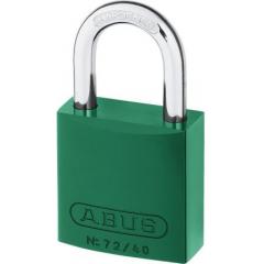 Abus 43600 绿色 钥匙键 铝，钢 安全挂锁, 6.5mm 锁钩