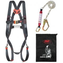 JSP 安全线束套件 FAR1103 正面佩戴, 包含 拉绳袋、安全带、系索