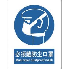 Must Wear Dustproof Mask