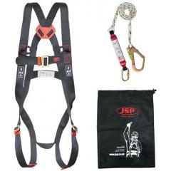 JSP 安全线束套件 FAR1102 正面佩戴, 包含 拉绳袋、安全带、系索