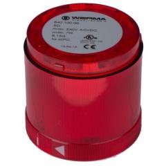 Werma KombiSIGN 70 840 系列 红色 白炽 信号灯 84010000, 70mm 直径底座, 230 V 交流、24 V 直流