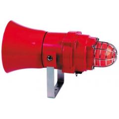 e2s BExCS110-05D 系列 110dB 红色灯罩 闪光 氙 发声器 - 信号灯塔组合 BEXCS11005D230AC-RD, 电子发声