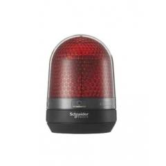 Schneider Electric XVR 系列 90dB 红色灯罩 闪光，旋转 LED 信号灯塔 - 蜂鸣器组合 XVR3B04S