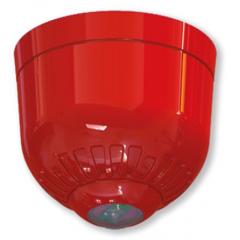 Klaxon Sonos 脉冲 系列 白色灯罩 LED 闪光 信号灯塔 ESB-5007, 17 - 60 V 直流, 壁挂式