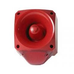 Klaxon PNC 系列 116dB 红色灯罩 闪光，静态 LED 信号灯塔 - 发声器组合 PNC-0029, 报警发声