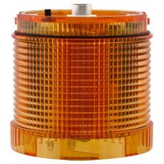 Moflash LED-TLM 系列 琥珀色 LED 信号灯 LED-TLM-02-01, 70mm 直径底座, 24 V 直流
