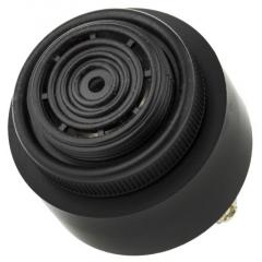 Moflash 黑色 面板安装 直流 蜂鸣器 AE20M-24, 直径43 mm, 24 V 直流, 95dB 1m 距离外