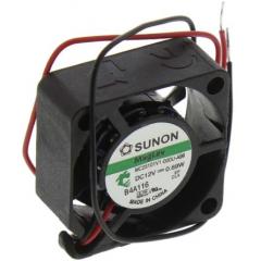 Sunon MC 系列 0.69W 12 V 直流 轴流风扇 MC25101V1-000U-A99, 5.9m³/h, 13000rpm, 25 x 25 x 10mm