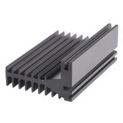 ABL Components 黑色 散热器 PPL0750B, 3.7°C/W, 螺钉安装, 75 x 50 x 28mm