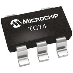 Microchip TC74A2-3.3VCTTR 温度传感器, ±3°C精确度, 串行I2C、SMBus接口, 2.7 - 5.5 V电源
