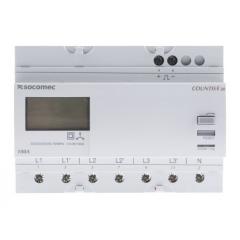Socomec Countis E30 系列 4850 3005 3 相 7位 LCD 数字功率表, 1 级 (EN62053-21）、B 级 (EN50470)