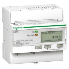 Schneider Electric Acti 9 iEM3000 系列 A9MEM3110 10位 LCD 数字功率表, 脉冲输出