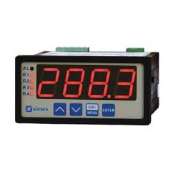 Simex LED 数字面板式多功能表 SUR-94-1J21-1-4-001, 测量电流、热电偶、热阻、电压