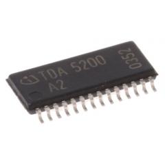 Infineon TDA5200 433 - 435 MHz/868 - 870 MHz ASK 发射器芯片, 4.5 - 5.5 V电源, 28引脚