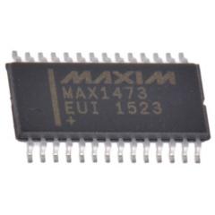 Maxim MAX1473EUI  300 - 450MHz ASK 射频接收器芯片, 4.5 - 5.5 V电源, 28引脚 TSSOP封装