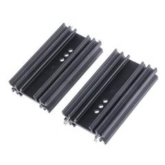 AAVID THERMALLOY 黑色 散热器 437878, 7K/W, 焊接安装, 12.5 x 34.5 x 63mm